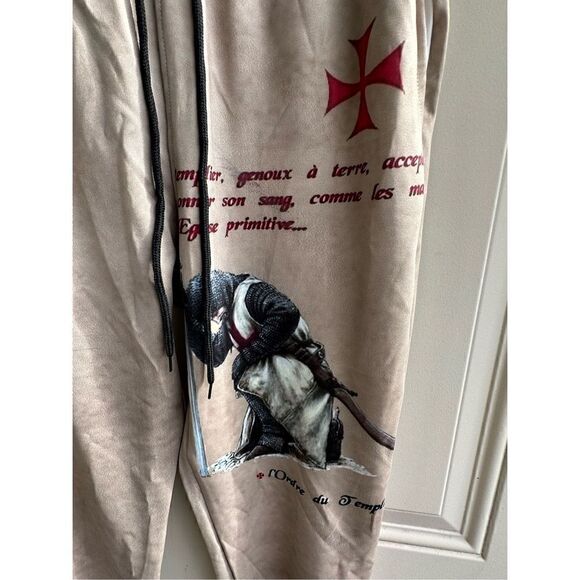 Women's Brown Jogger Pants Size S - Picture 3 of 3